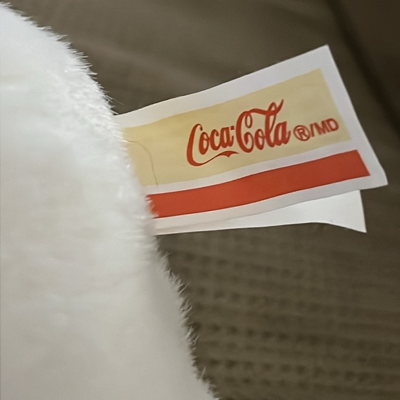 Vintage NWT 2007 Coca Cola Plush Polar Bear w/ Scarf 10” Toy Stuffed Animal - Picture 7 of 10